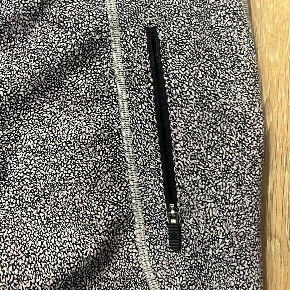 Lululemon Gray Athletic Leggings with Zipper Pockets - Picture 5 of 8